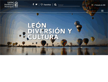 Tablet Screenshot of leon-mexico.com